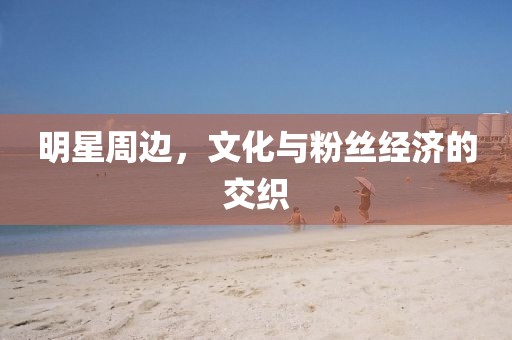 明星周边，文化与粉丝经济的交织