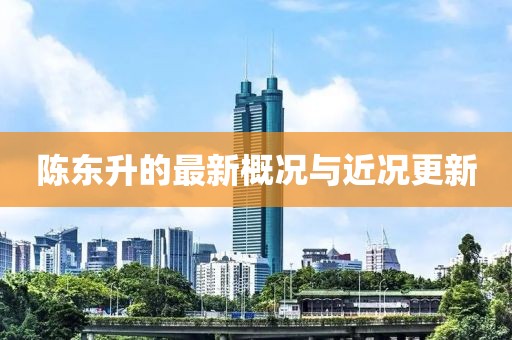 陈东升的最新概况与近况更新