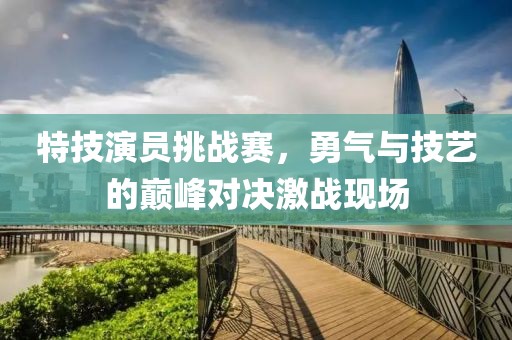 特技演员挑战赛，勇气与技艺的巅峰对决激战现场