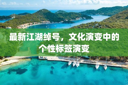 最新江湖绰号，文化演变中的个性标签演变