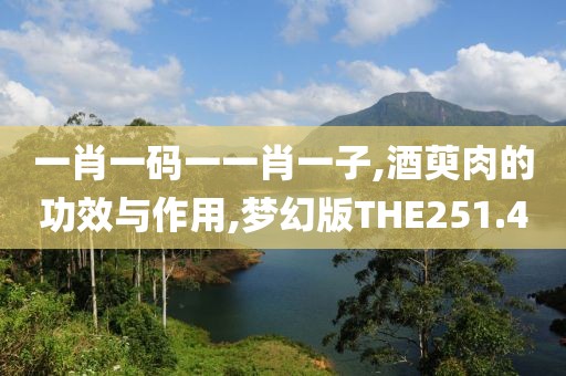 一肖一码一一肖一子,酒萸肉的功效与作用,梦幻版THE251.4