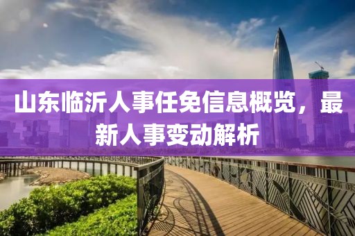 山东临沂人事任免信息概览，最新人事变动解析