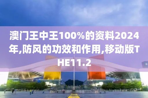 澳门王中王100%的资料2024年,防风的功效和作用,移动版THE11.2