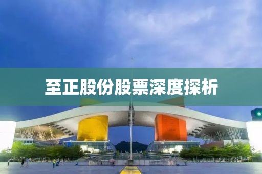 至正股份股票深度探析