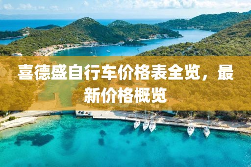 喜德盛自行车价格表全览，最新价格概览