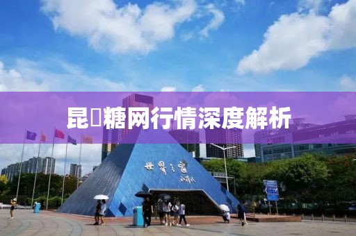 昆榶糖网行情深度解析