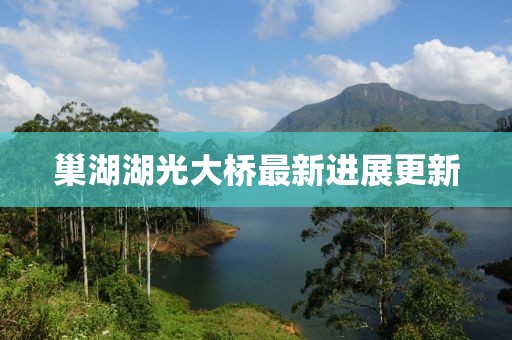 巢湖湖光大桥最新进展更新