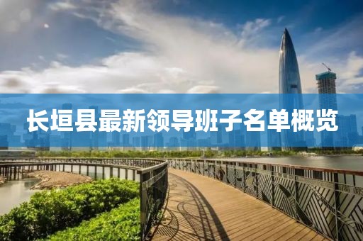 长垣县最新领导班子名单概览
