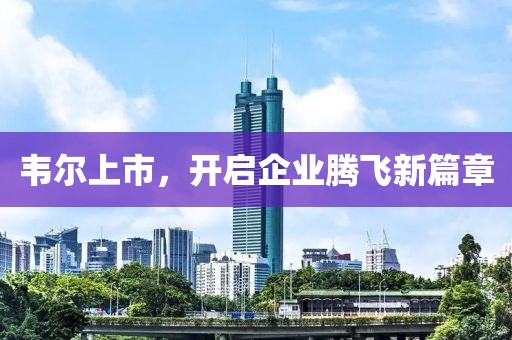 韦尔上市，开启企业腾飞新篇章