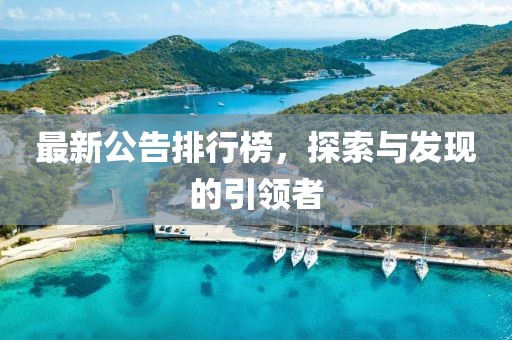 最新公告排行榜，探索与发现的引领者
