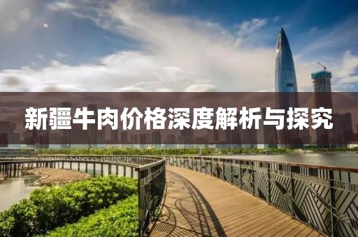 新疆牛肉价格深度解析与探究