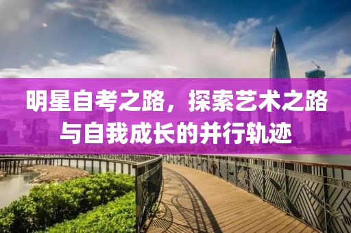 明星自考之路，探索艺术之路与自我成长的并行轨迹