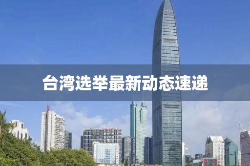 台湾选举最新动态速递
