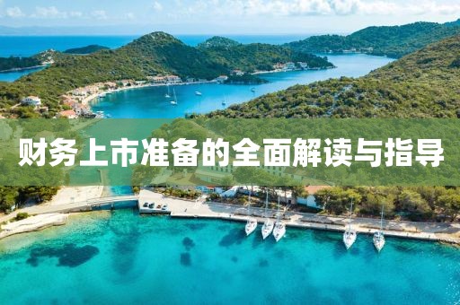 财务上市准备的全面解读与指导