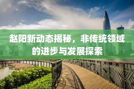 赵阳新动态揭秘，非传统领域的进步与发展探索