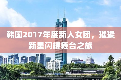 韩国2017年度新人女团，璀璨新星闪耀舞台之旅