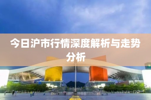 今日沪市行情深度解析与走势分析