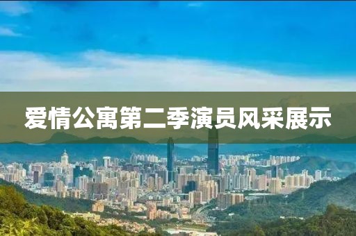 爱情公寓第二季演员风采展示