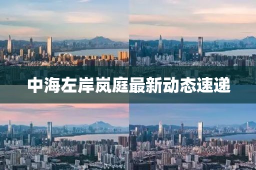 中海左岸岚庭最新动态速递