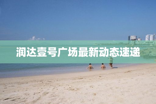 润达壹号广场最新动态速递