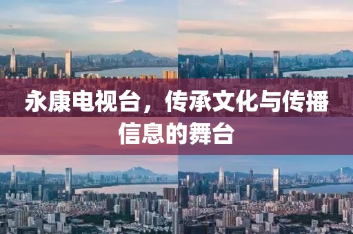 永康电视台，传承文化与传播信息的舞台