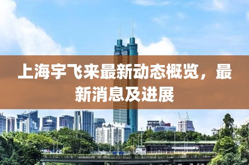 上海宇飞来最新动态概览，最新消息及进展