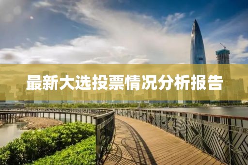 最新大选投票情况分析报告
