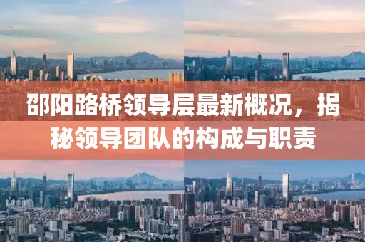 邵阳路桥领导层最新概况，揭秘领导团队的构成与职责