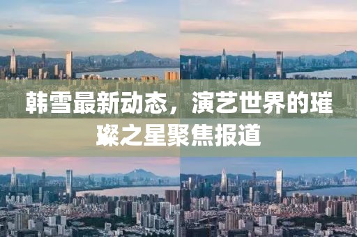 韩雪最新动态，演艺世界的璀璨之星聚焦报道