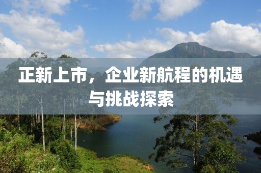 正新上市，企业新航程的机遇与挑战探索