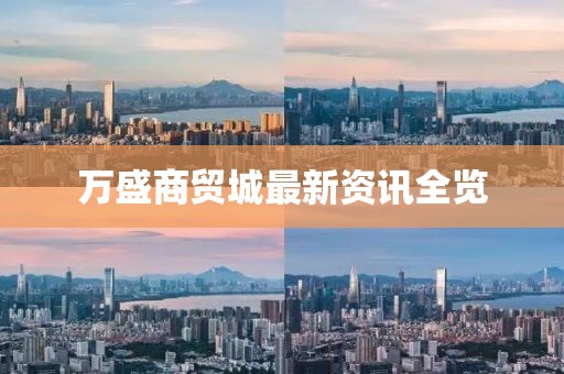 万盛商贸城最新资讯全览