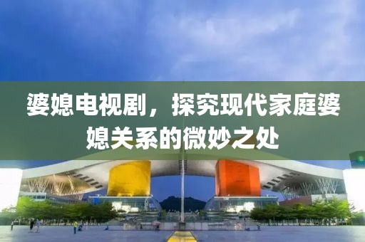 婆媳电视剧，探究现代家庭婆媳关系的微妙之处