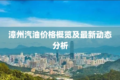 漳州汽油价格概览及最新动态分析