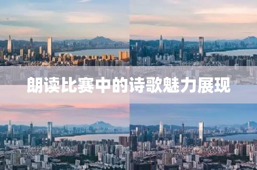 朗读比赛中的诗歌魅力展现