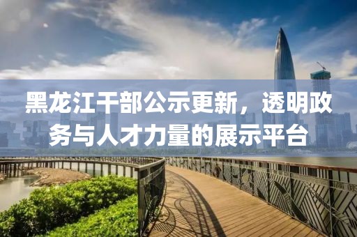 黑龙江干部公示更新，透明政务与人才力量的展示平台