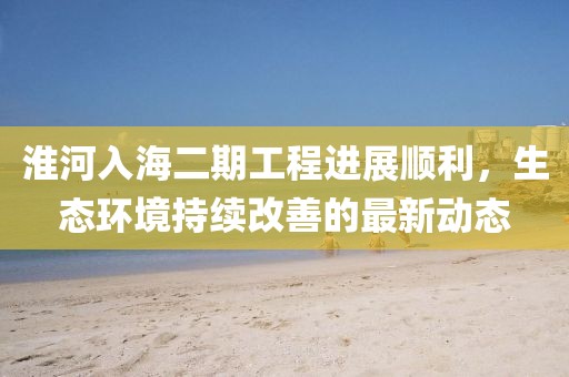 淮河入海二期工程进展顺利，生态环境持续改善的最新动态