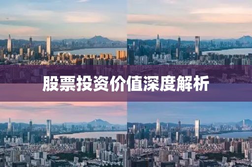 股票投资价值深度解析
