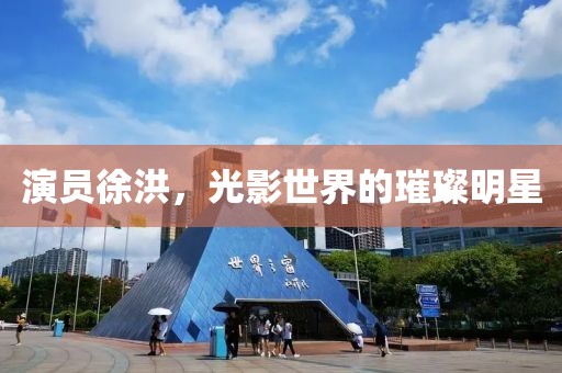演员徐洪，光影世界的璀璨明星
