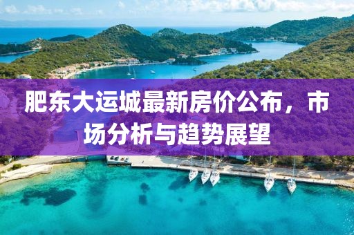 肥东大运城最新房价公布，市场分析与趋势展望