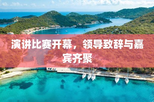 演讲比赛开幕，领导致辞与嘉宾齐聚
