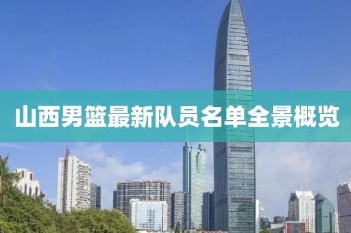 山西男篮最新队员名单全景概览