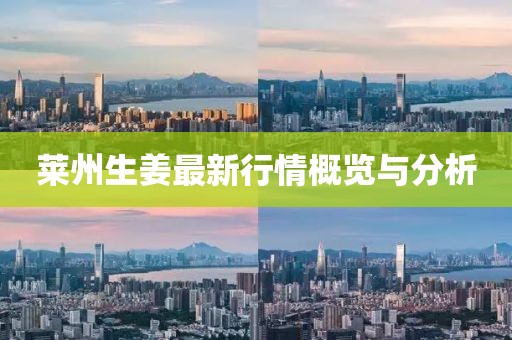 莱州生姜最新行情概览与分析
