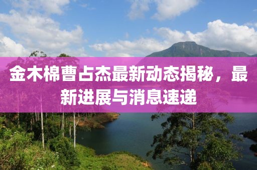 金木棉曹占杰最新动态揭秘，最新进展与消息速递