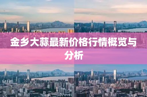 金乡大蒜最新价格行情概览与分析