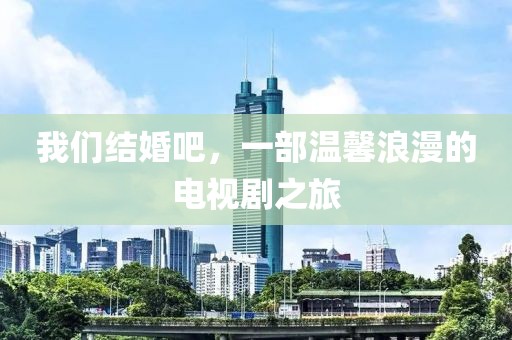我们结婚吧，一部温馨浪漫的电视剧之旅