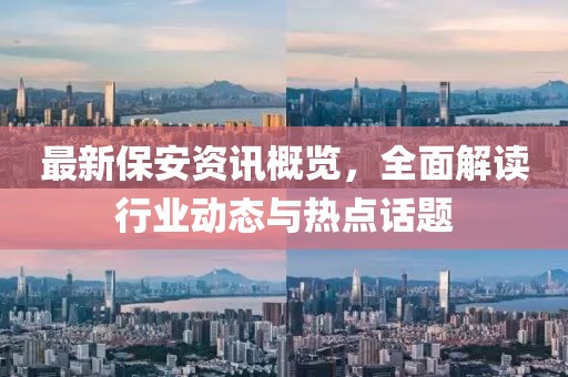 最新保安资讯概览，全面解读行业动态与热点话题