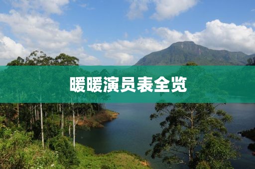 暖暖演员表全览