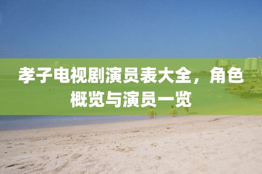 孝子电视剧演员表大全，角色概览与演员一览