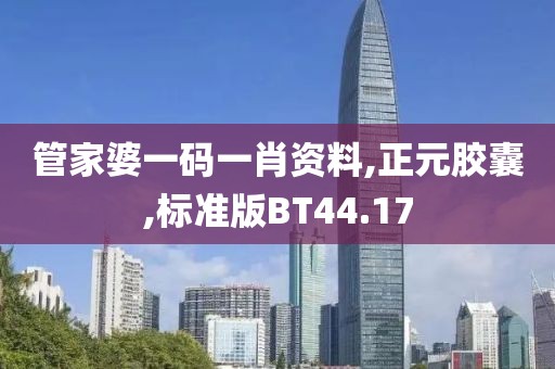 管家婆一码一肖资料,正元胶囊,标准版BT44.17