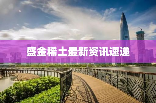 盛金稀土最新资讯速递